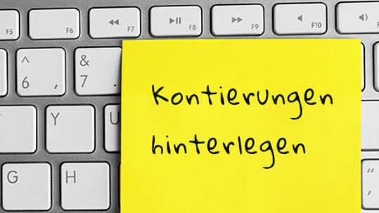 Warenwirtschaft Kontierung